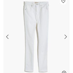 Madewell Petite 10” High Rise Skinny Jeans Denim White AJ294 29P 29